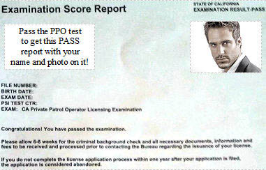 California PPO license exam study guide